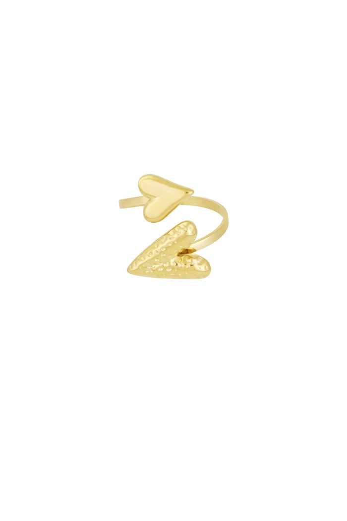 Dual affection ring - Gold color 