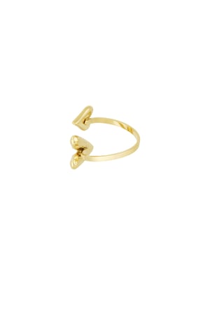 Dual affection ring - Gold color h5 Picture4