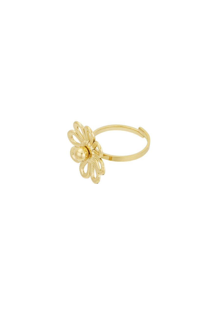 Ring happy flower - Gold color h5Picture3