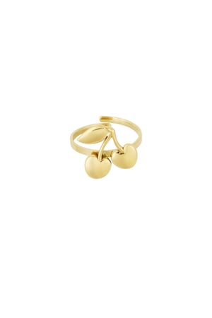 Cherry Bomb Ring - Gold Color h5 