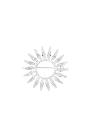 Brooch sun perfect - Silver color h5 