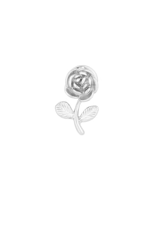 Rose Brooche - Silver kleur h5 