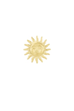 Brooch sunshine - Gold color h5 