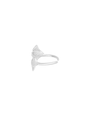 Anello flora - Colore argento h5 Immagine3