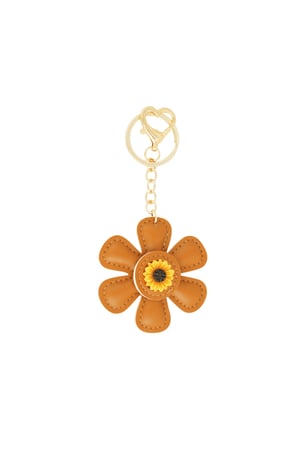 Floral delight pendant - Brown h5 