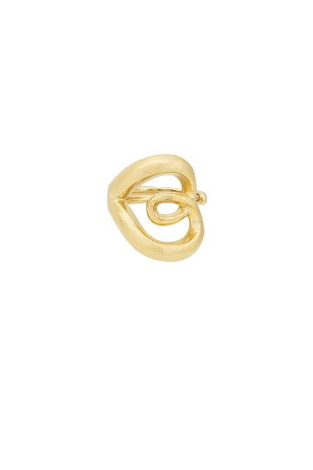 Elegant twist ring - Gold color