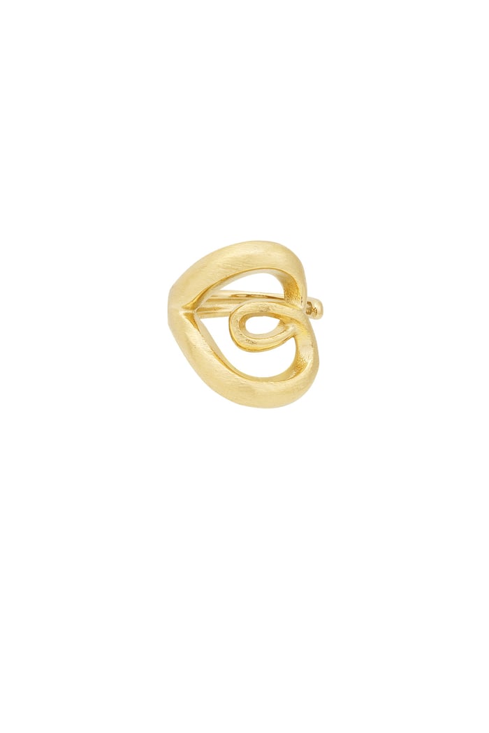 Elegant twist ring - Gold color 