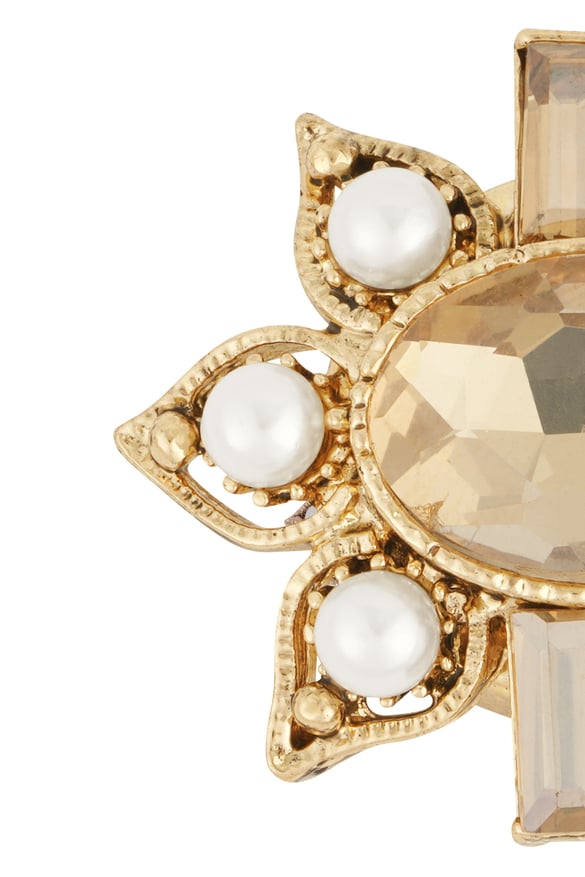 Cufflinks flora vintage - Champagne 2