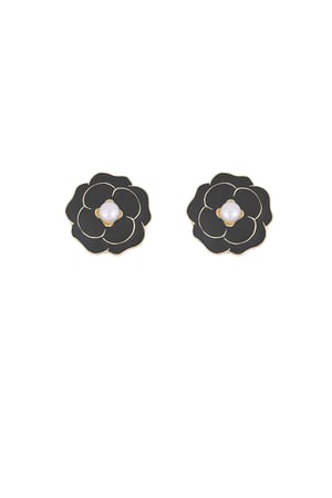 Gemelos con flores silvestres, color negro h5 