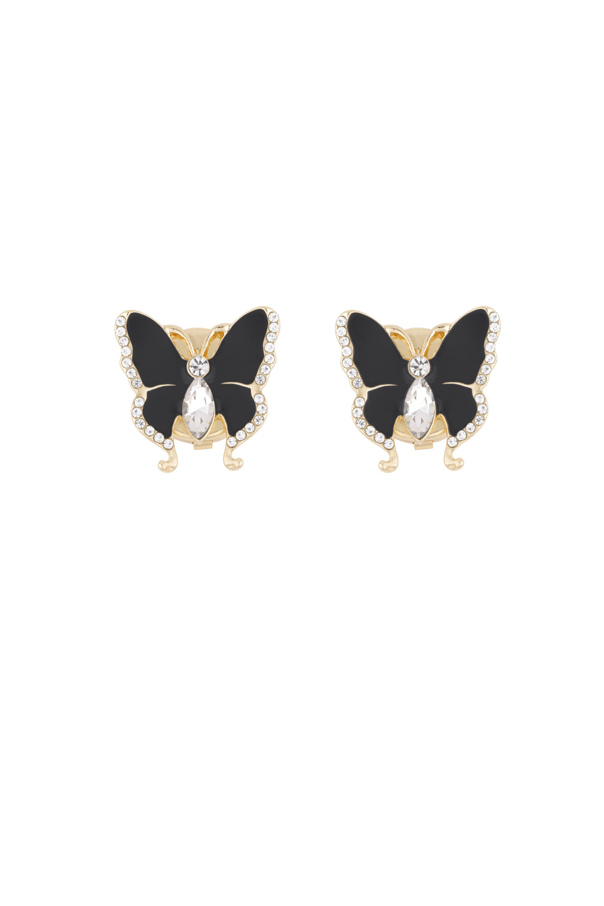 Loving flutters cufflinks - Black