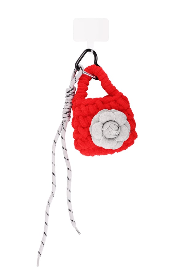 Accessory Pendant Flower - Red