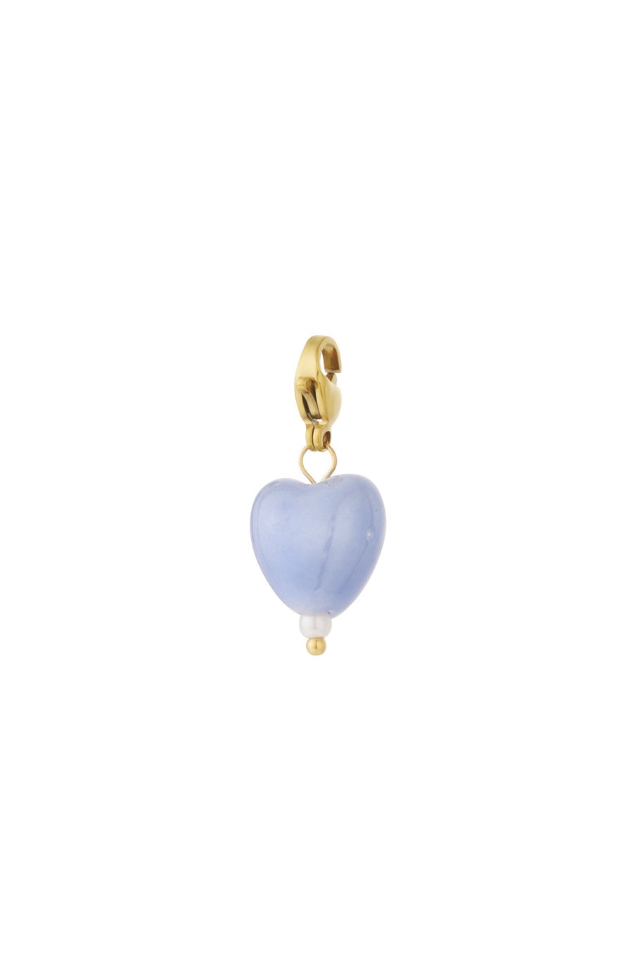Dije de joyería DIY con forma de corazón pastel 