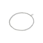 Silver color / Bracelet Small Beads Silver Color Stainless Steel-2.5MM 