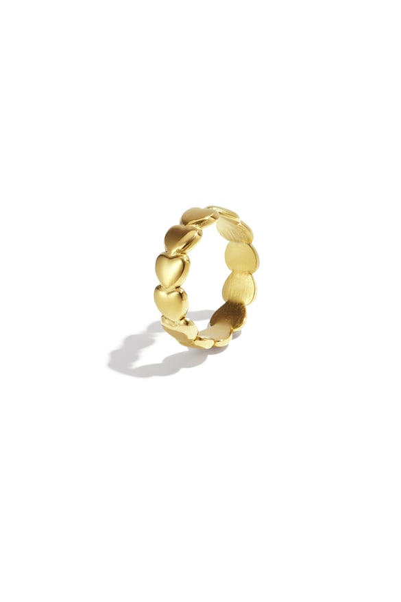 Roestvrijstalen minimalistische ringen Hart Casual Dagelijks Eenvoudig Serie Dames sieraden