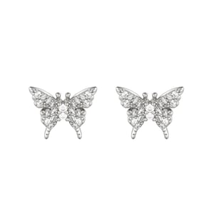 Boucles d'oreilles Papillon scintillant h5 