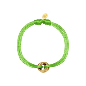 Bracelet Satin Knot Green Stainless Steel h5 