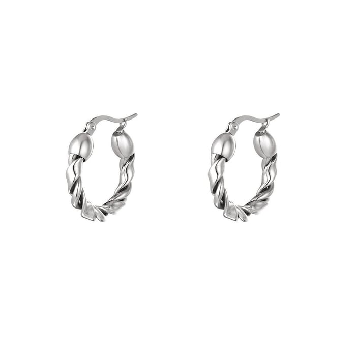 Stainless steel hoops small 