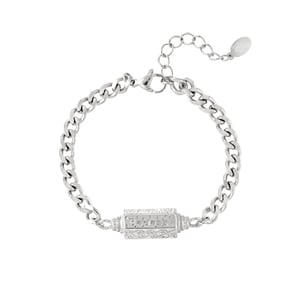 Bracciale Ciondolo Badass Colore oro h5 