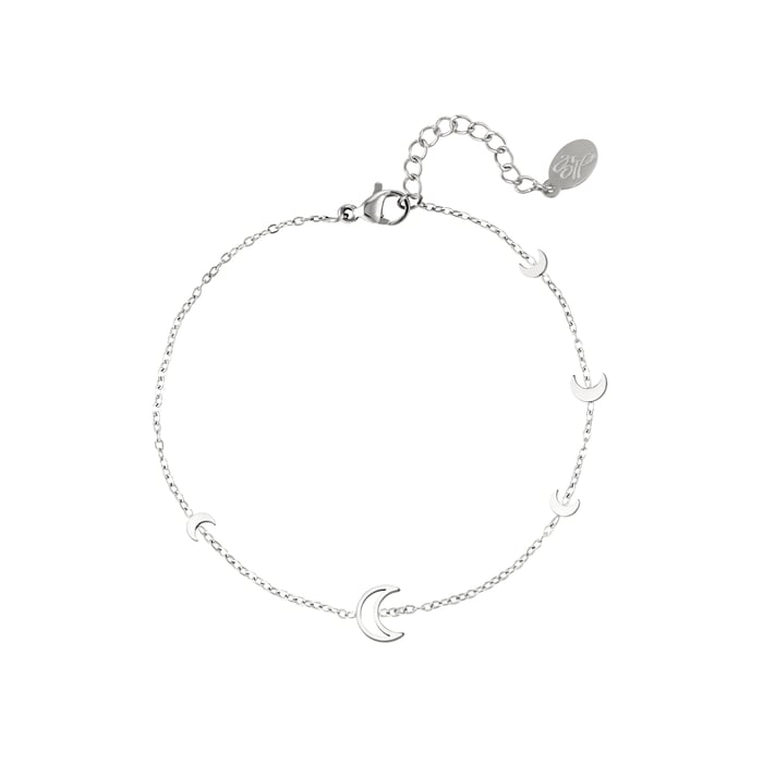 Stainless steel bracelet moon 