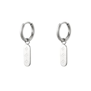 Stainless steel earrings sun h5 