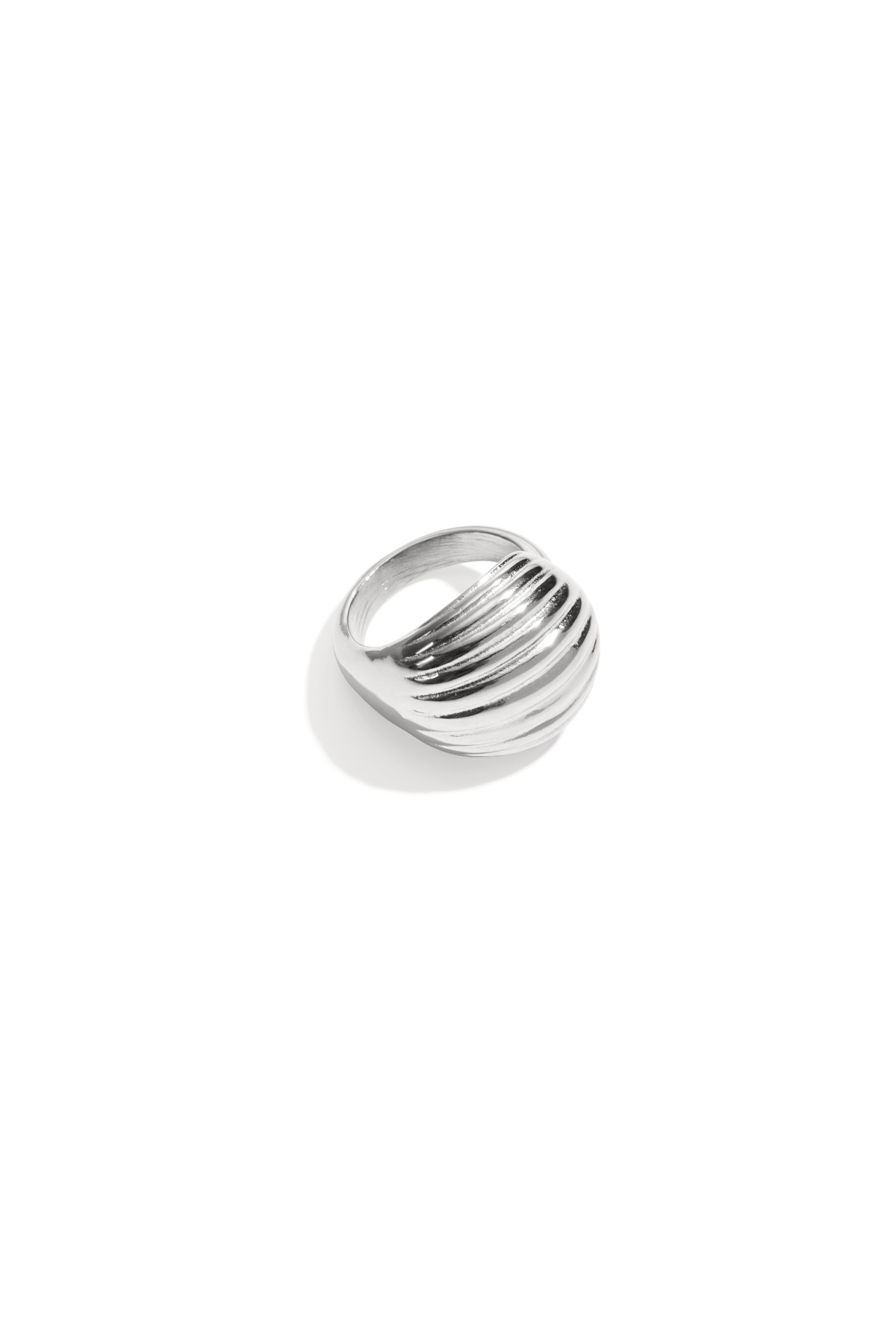 Statement-Ringe aus Edelstahl, unregelmäßige Form, Daily Daily Simple Series, Damenschmuck