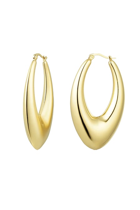 Earrings stainless steel chic small Gold color