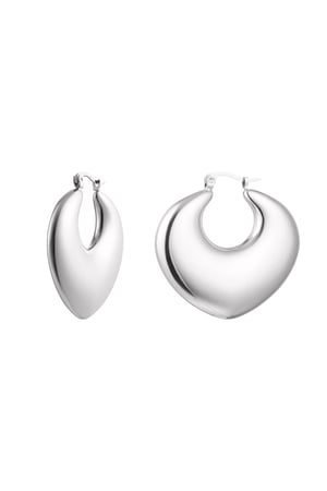 Earrings chic - silver color Stainless Steel h5 