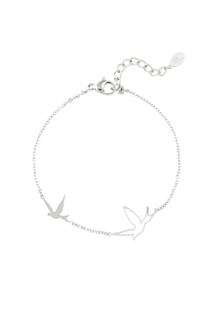 Bracelet bird - Silver Color color h5 