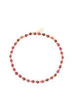 Fuchsia / Beaded bracelet - red/Gold color Picture6