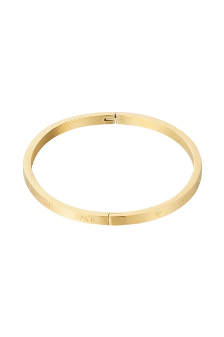 Sklavenarmband Love you to the Moon and Back klein - Goldfarbe 2