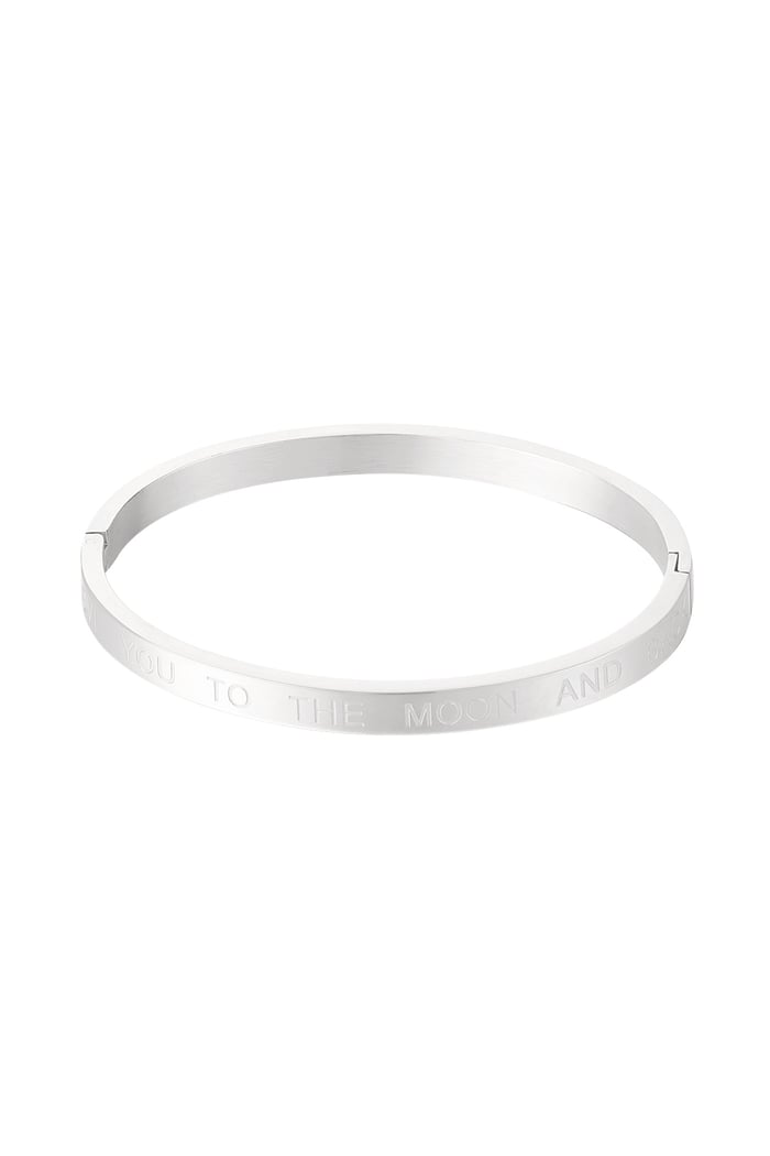 Slave bracelet love you to the moon and back - Silver Color color 