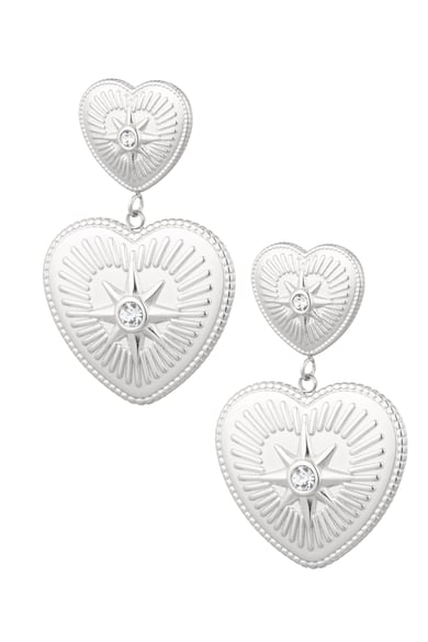 earrings statement hearts with stones h5 
