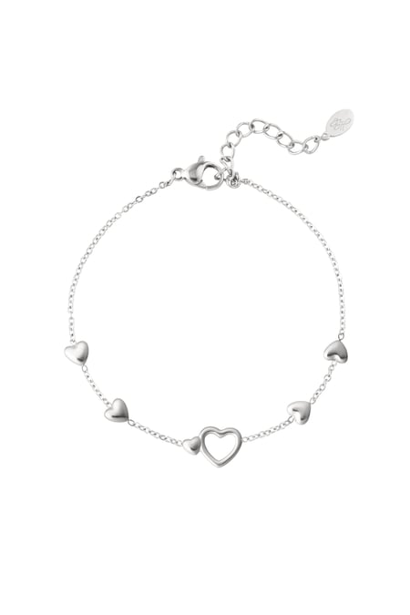 Bracelet all you need is love - Silver Color color