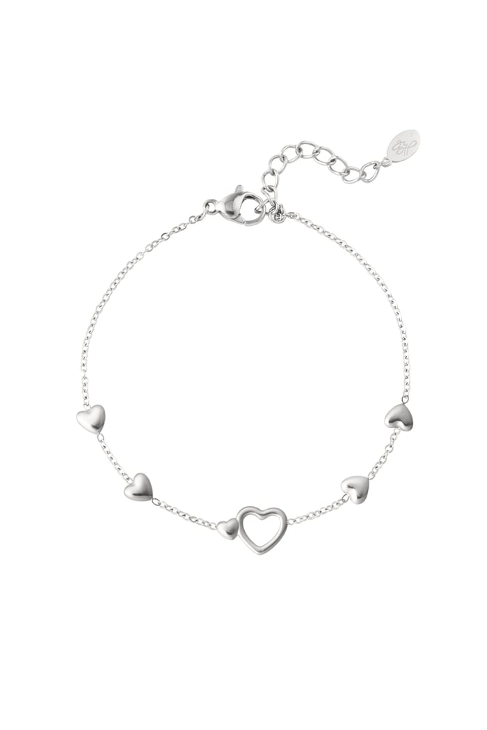 Bracelet all you need is love - Silver Color color 