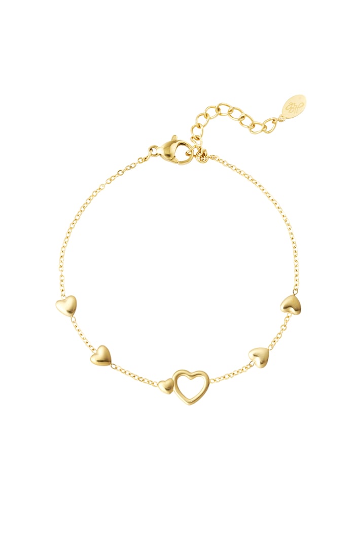 Bracelet all you need is love - Gold color 