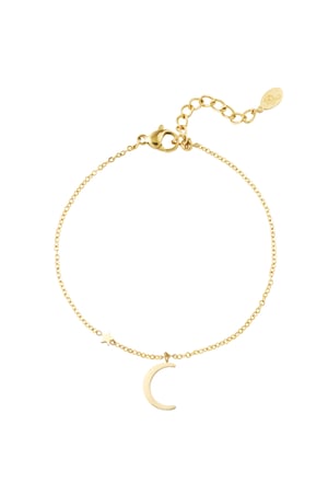 Bracelet moon - Gold color h5 