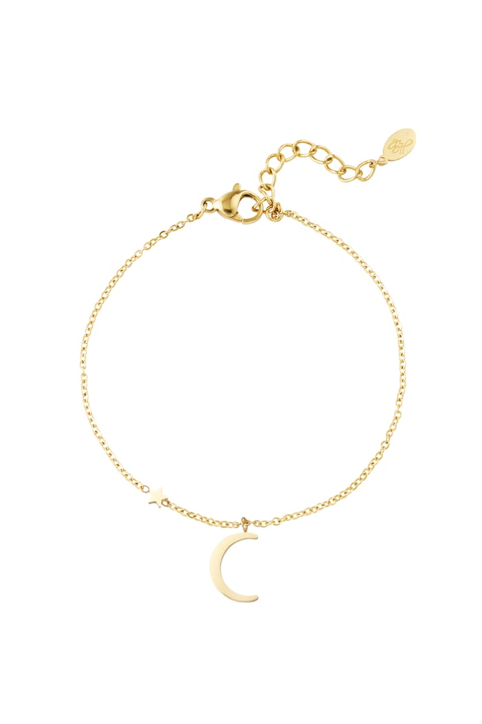 Bracelet moon - Gold color 