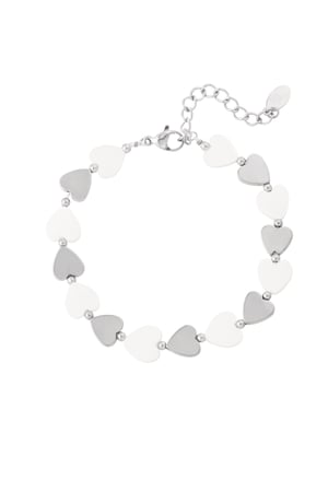 Bracelet sea shovel hearts - Silver Color color h5 