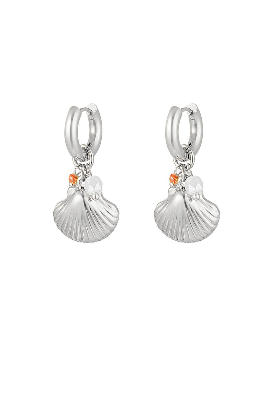 earrings with charm shells 