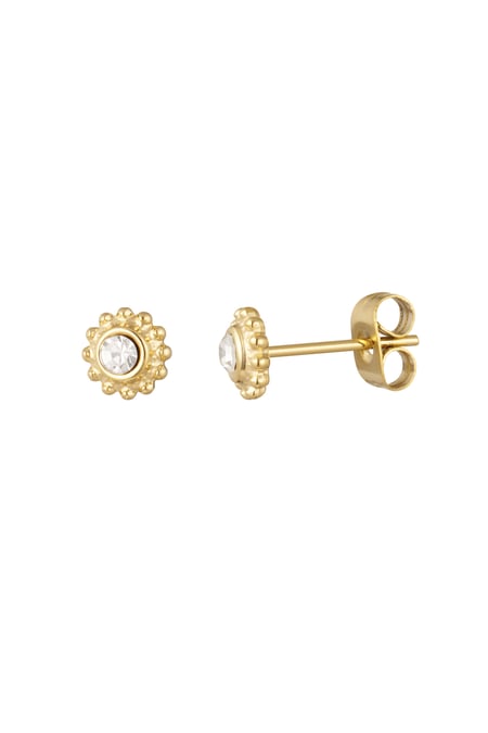 Ear studs moon - Gold color