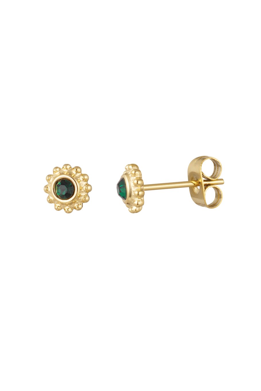 ear studs moon - pink  