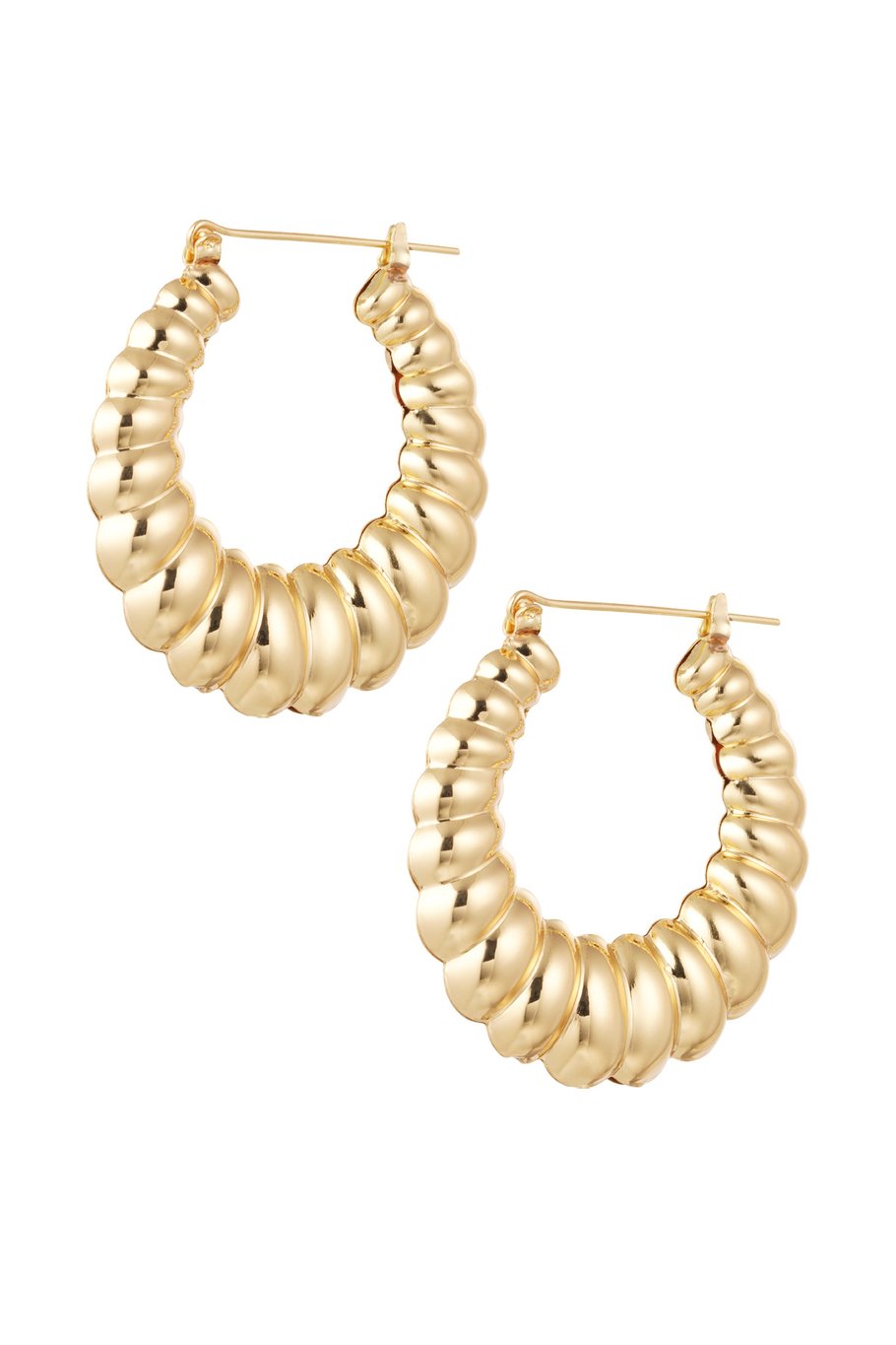 Ohrringe Blase – Goldfarbe - Goldfarbefarbe
