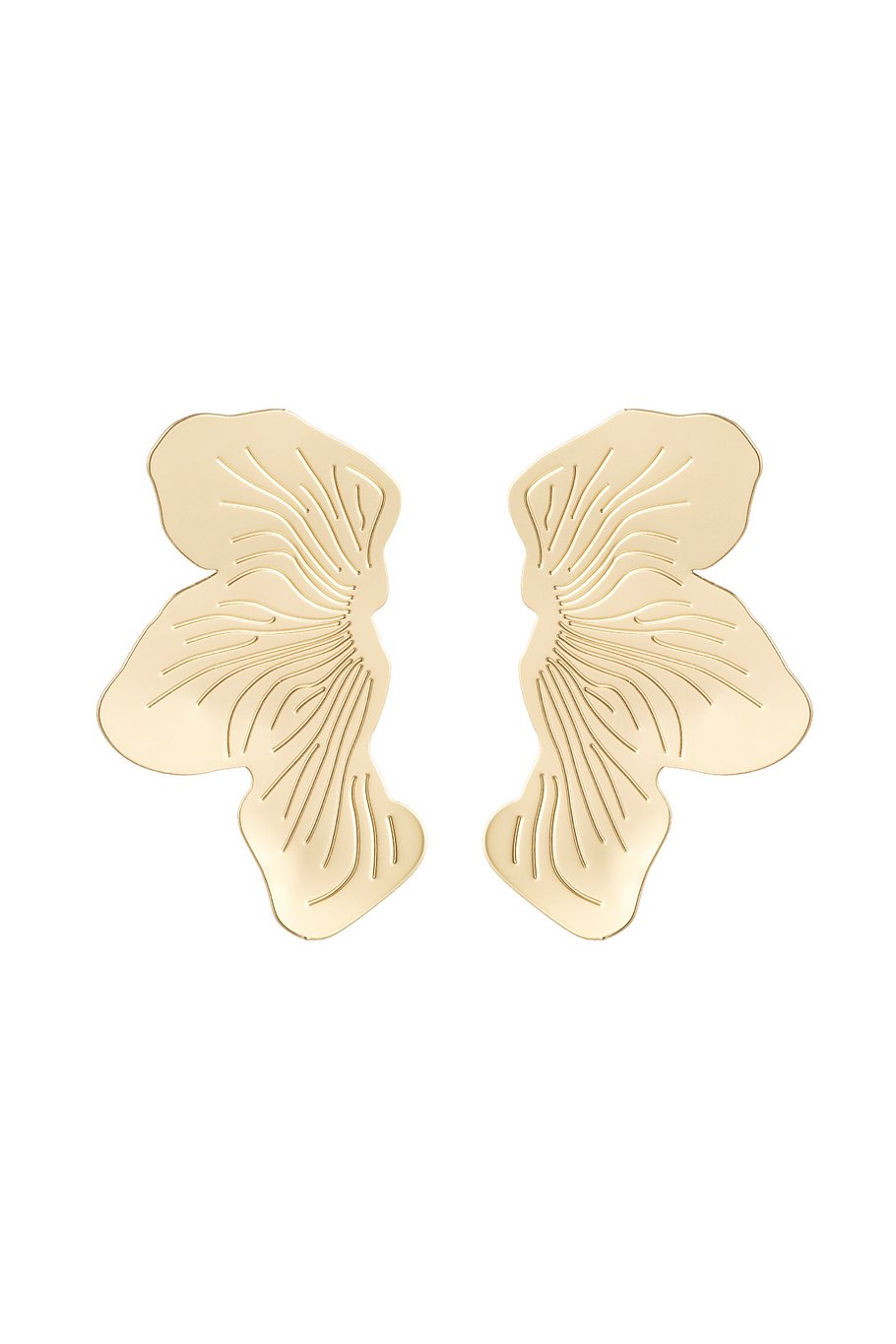 Ear stud butterfly look - Gold Color Copper 