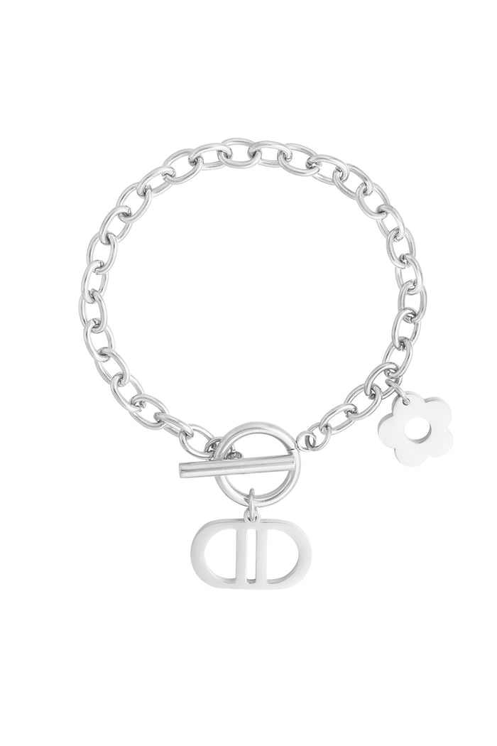 Link bracelet the good life - Silver Color color 