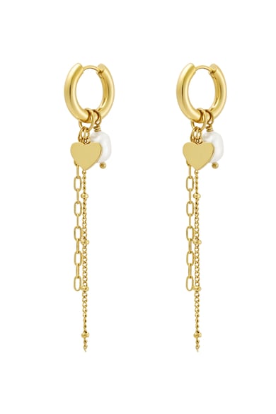 Earrings necklace party - Silver Color color h5 