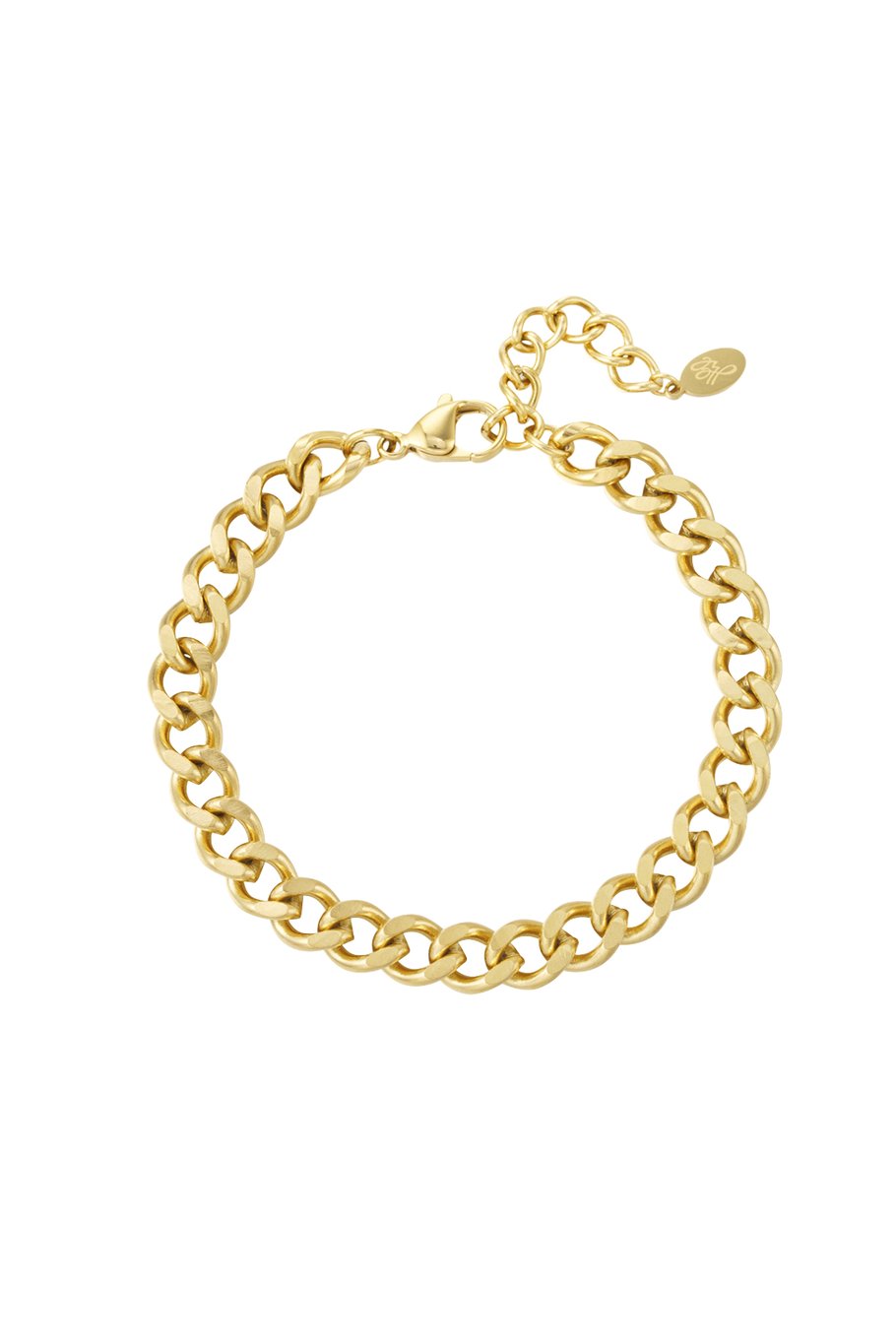 Bracciale a maglie basic - Colore oro 