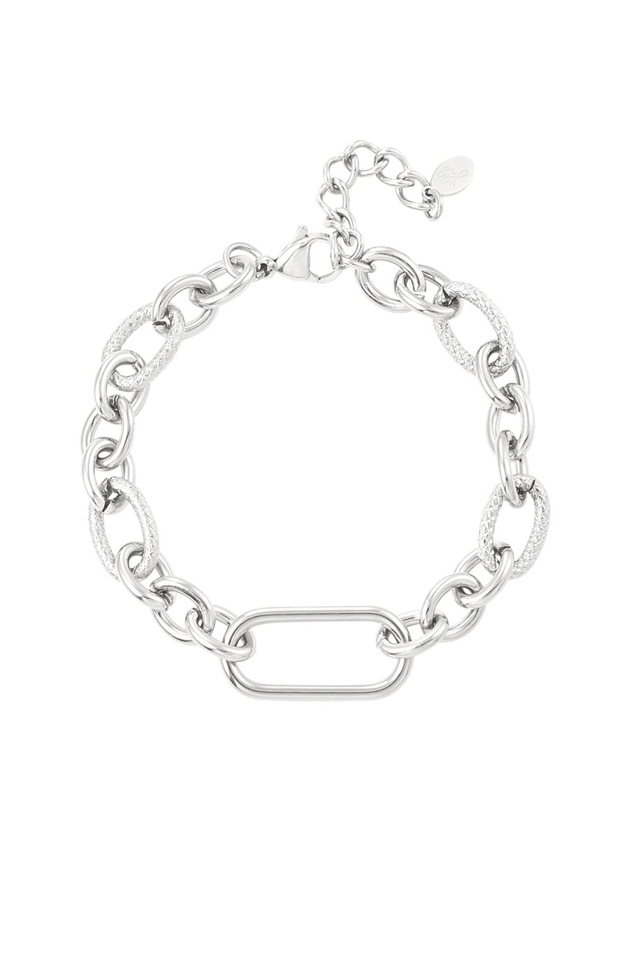 link bracelet rectangular detail 