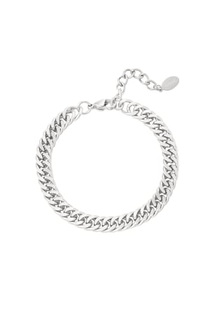 Link bracelet robust - Silver Color color h5 