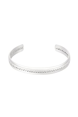 Slave bracelet three layers - Silver Color color h5 