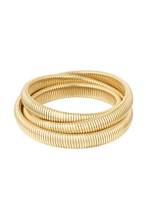 Sklavenarmband dreifach - Goldfarbe h5 